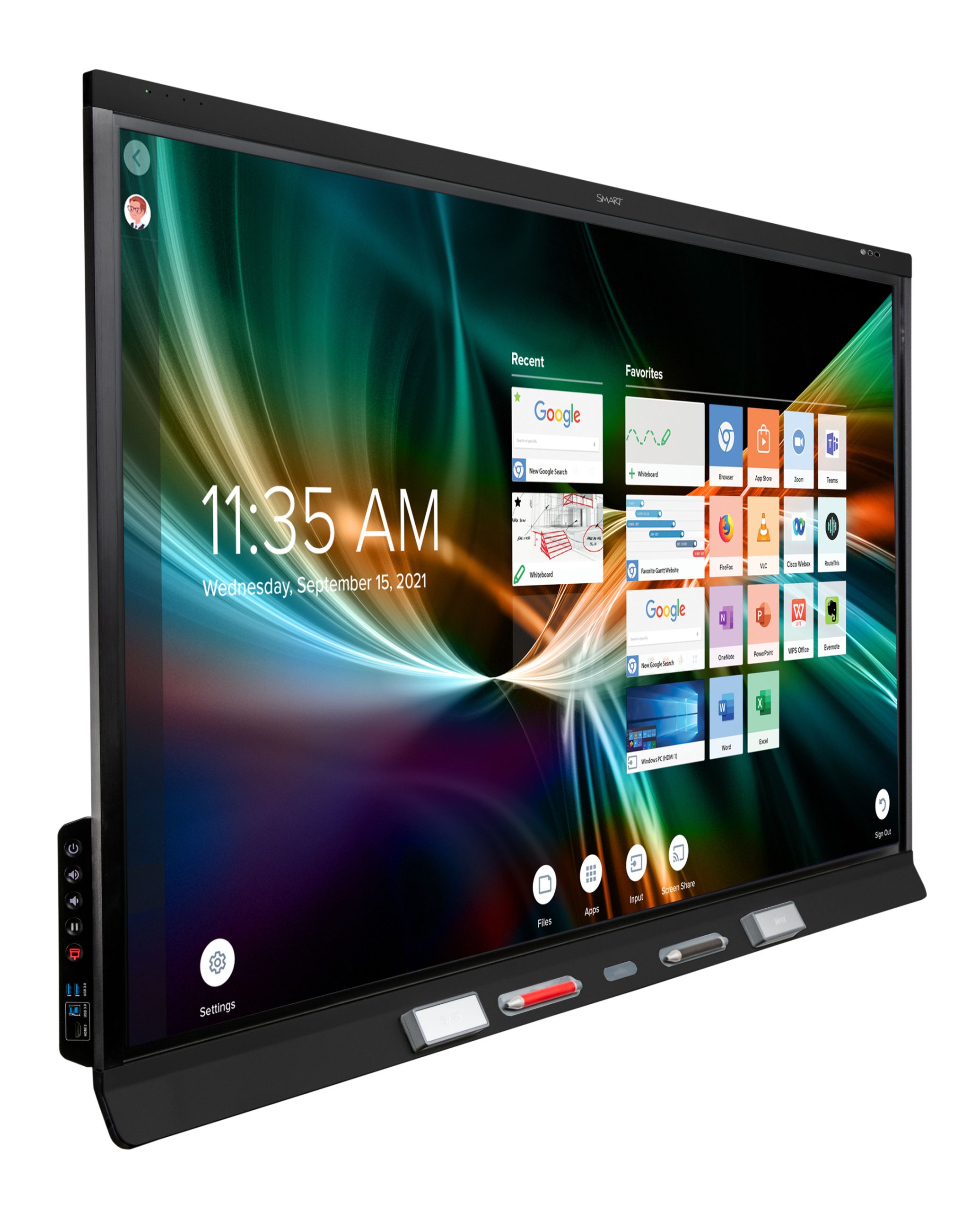 1 - 6000S Pro V3 - iQ home-screen 3.11 - right angle